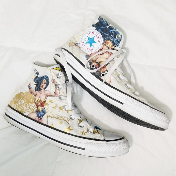 wonder woman chuck taylors